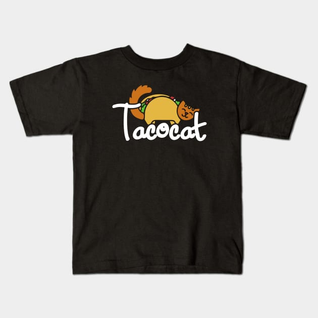 Tacocat Kids T-Shirt by bubbsnugg